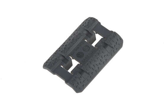 The Magpul Industries stealth gray rail cover attaches directly to M-LOK handguards